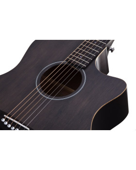 SCHECTER DELUXE ACOUSTIC SSTBLK - акустична гітара з вирізом-foto6