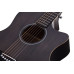 SCHECTER DELUXE ACOUSTIC SSTBLK - акустична гітара з вирізом