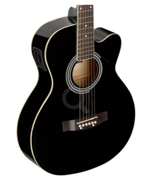 Електроакустична гітара STAGG G SA20ACE BLK