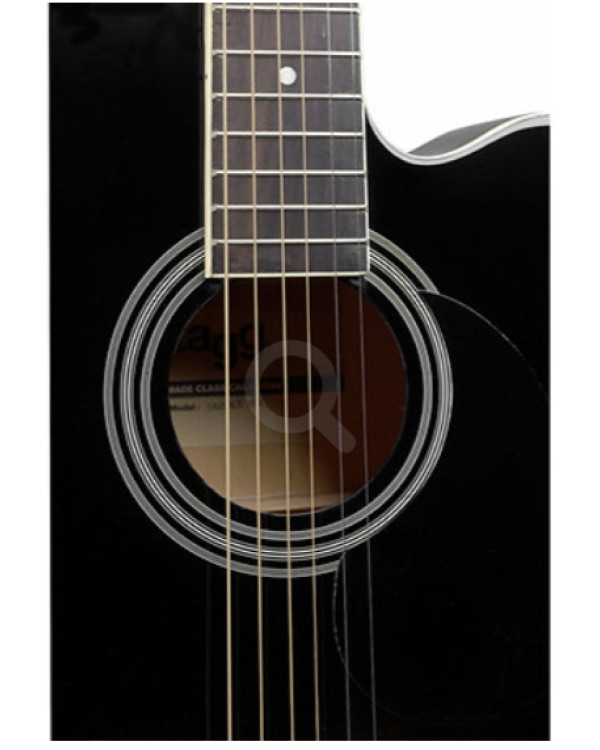 Електроакустична гітара STAGG G SA20ACE BLK