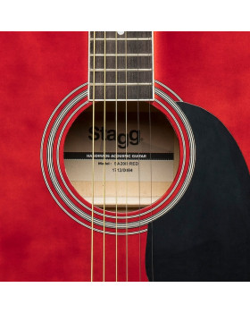 Акустична гітара STAGG G SA20D RED-foto5