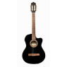 Електроакустична гітара STAGG N SCL60 TCE-BLK