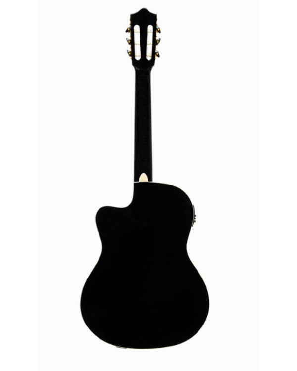 Електроакустична гітара STAGG N SCL60 TCE-BLK