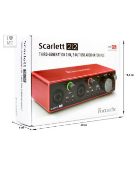 FOCUSRITE Scarlett 2i2 3rd Gen Аудіоінтерфейс-foto7