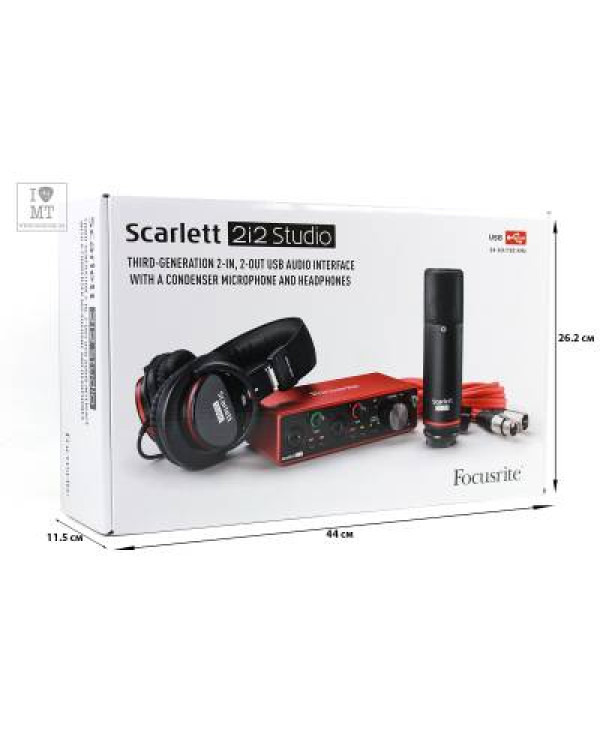 FOCUSRITE Scarlett 2i2 Studio 3rd Gen Комплект для звукозапису