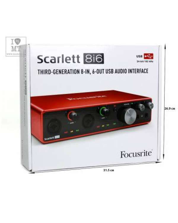 FOCUSRITE Scarlett 8i6 3rd Gen Аудіоінтерфейс