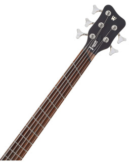 Бас-гітара WARWICK RockBass Corvette Multiscale, 5-String (Solid Black Satin)-foto4