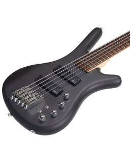 Бас-гітара WARWICK RockBass Corvette Multiscale, 5-String (Solid Black Satin)-foto3