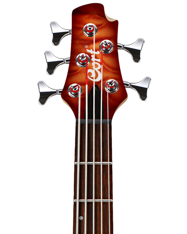 Бас-гітара CORT Action DLX V Plus (Cherry Red Sunburst)