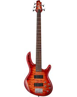 Бас-гітара CORT Action DLX V Plus (Cherry Red Sunburst)