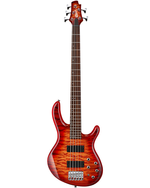 Бас-гітара CORT Action DLX V Plus (Cherry Red Sunburst)