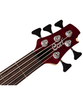 CORT A5 Plus FMMH (Open Pore Black Cherry) Бас-гітара-foto5