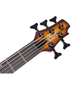 Бас-гітара CORT C5 Plus ZBMH (Open Pore Tobacco Burst)-foto3