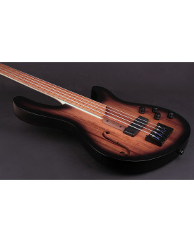 Бас-гітара CORT B4FL MHPZ (Open Pore Trans Black Burst)-foto2