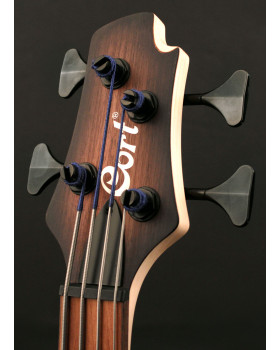 Бас-гітара CORT B4FL MHPZ (Open Pore Trans Black Burst)-foto3