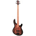 Бас-гітара CORT B4FL MHPZ (Open Pore Trans Black Burst)