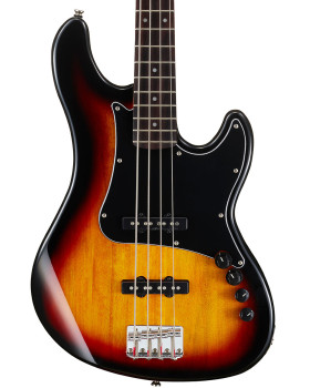 Бас-гітара CORT GB34JJ (3 Tone Sunburst)-foto2