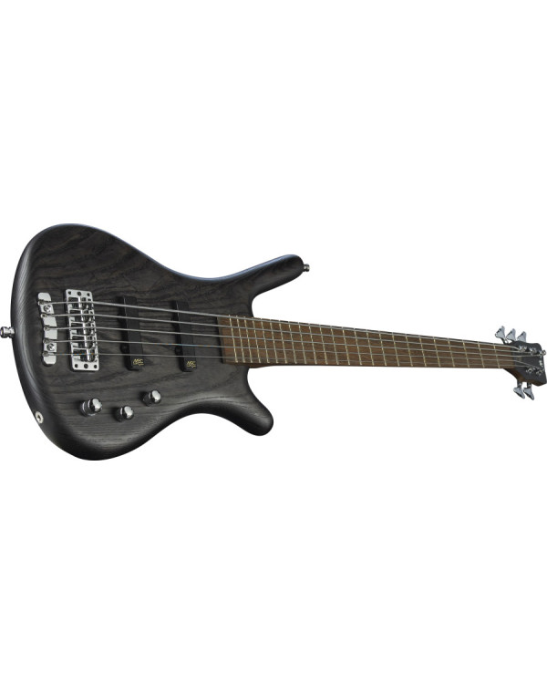 Бас-гітара WARWICK Teambuilt Pro Series Corvette Ash, 5-String, A/A, (Nirvana Black Transparent Satin) Бас-гітара WARWICK Teambuilt Pro Series Corvette Ash, 5-String, A/A, (Nirvana Black Transparent Satin)