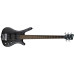 Бас-гітара WARWICK Teambuilt Pro Series Corvette Ash, 5-String, A/A, (Nirvana Black Transparent Satin)