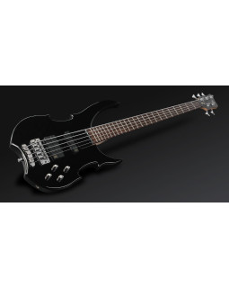 Бас-гітара WARWICK RockBass Vampyre, 5-String (Solid Black High Polish)-foto2
