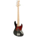 Бас-гітара SADOWSKY MetroExpress 21-Fret Hybrid P/J Bass, Maple, 5-String (Solid Black High Polish)