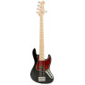 Бас-гітара SADOWSKY MetroExpress 21-Fret Hybrid P/J Bass, Maple, 5-String (Solid Black High Polish)