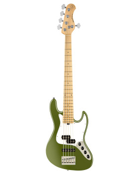 Бас-гітара SADOWSKY MetroExpress 21-Fret Hybrid P/J Bass, Maple, 5-String (Solid Sage Green Metallic Satin)