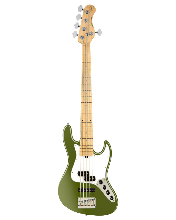 Бас-гітара SADOWSKY MetroExpress 21-Fret Hybrid P/J Bass, Maple, 5-String (Solid Sage Green Metallic Satin)