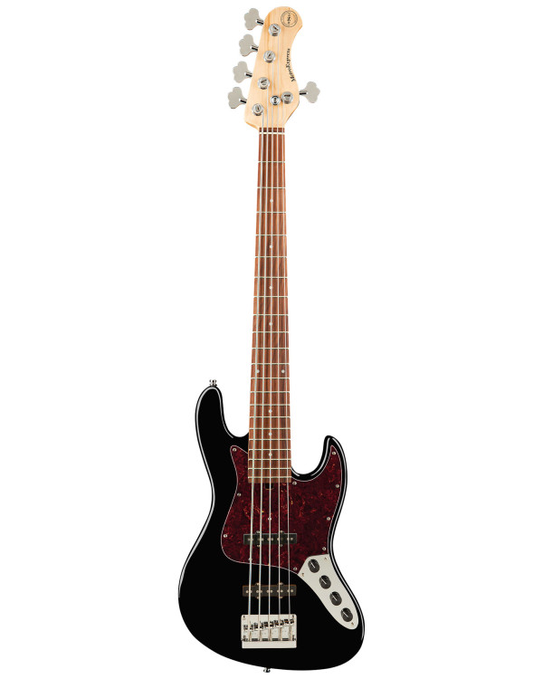 Бас-гітара SADOWSKY MetroExpress 21-Fret Vintage J/J Bass, Morado, 5-String (Solid Black High Polish)