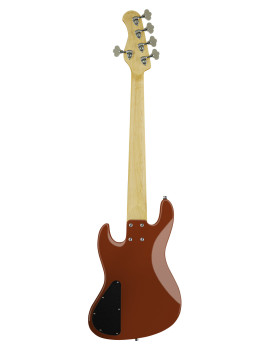Бас-гітара SADOWSKY MetroExpress 21-Fret Hybrid P/J Bass, Morado, 5-String (Candy Apple Red Metallic)-foto2