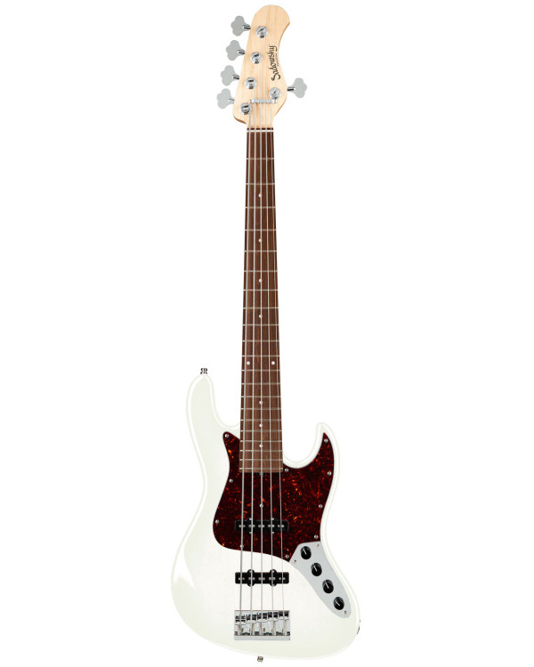 Бас-гітара SADOWSKY MetroLine 21-Fret Vintage J/J Bass, Alder, 5-String (Solid Olympic White High Polish)