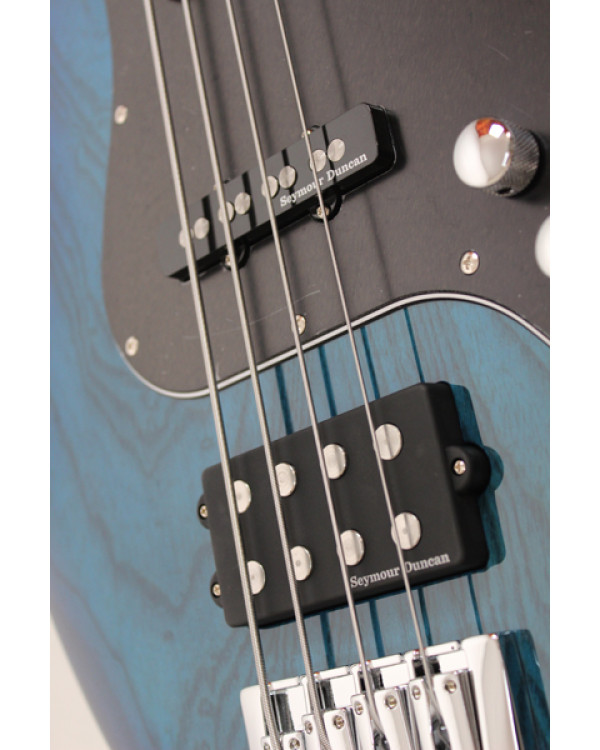 Бас-гітара FUJIGEN JMJ-ASH-M MIGHTY JAZZ J-STANDARD SERIES (See thru Blue Burst)