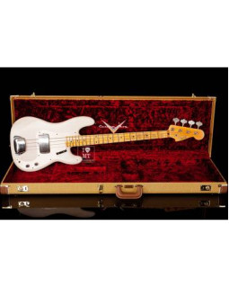 FENDER CUSTOM SHOP 1959 PRECISION BASS JOURNEYMAN RELIC AGED WHITE BLONDE Бас-гітара-foto10