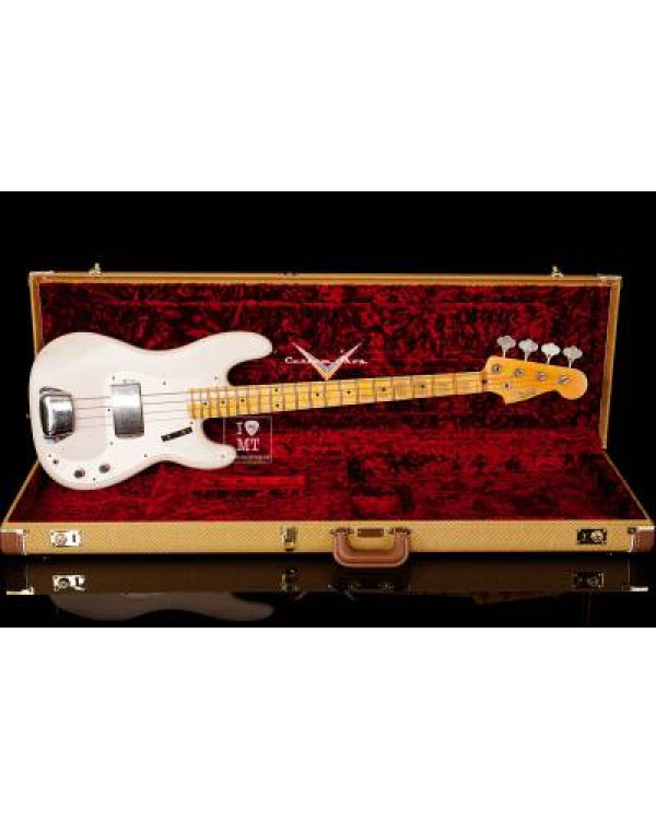 FENDER CUSTOM SHOP 1959 PRECISION BASS JOURNEYMAN RELIC AGED WHITE BLONDE Бас-гітара