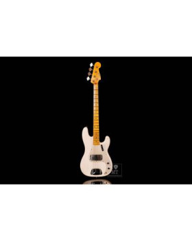 FENDER CUSTOM SHOP 1959 PRECISION BASS JOURNEYMAN RELIC AGED WHITE BLONDE Бас-гітара-foto2