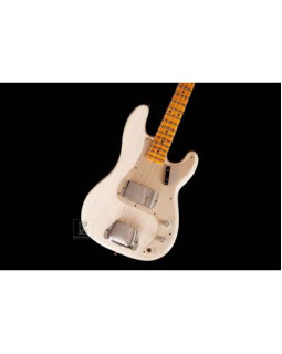 FENDER CUSTOM SHOP 1959 PRECISION BASS JOURNEYMAN RELIC AGED WHITE BLONDE Бас-гітара-foto6