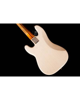 FENDER CUSTOM SHOP 1959 PRECISION BASS JOURNEYMAN RELIC AGED WHITE BLONDE Бас-гітара-foto7