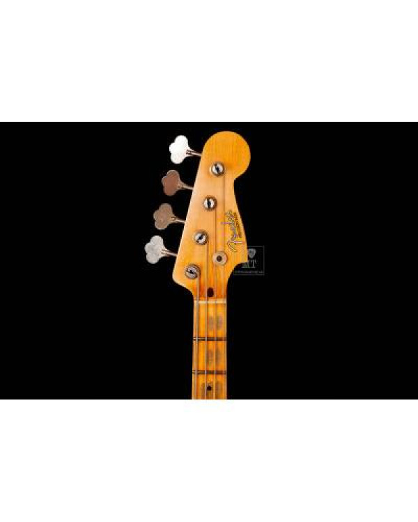 FENDER CUSTOM SHOP 1959 PRECISION BASS JOURNEYMAN RELIC AGED WHITE BLONDE Бас-гітара