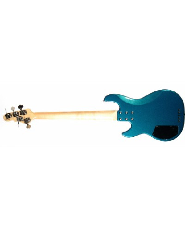 G&L L2500 FIVE STRINGS (Emerald Blue, ebony, fretless) №CLF48200. Made in USA - п'ятиструнна бас-гітара, безладна G&L L2500 FIVE STRINGS (Emerald Blue, ebony, fretless) №CLF48200. Made in USA - п'ятиструнна бас-гітара, безладна