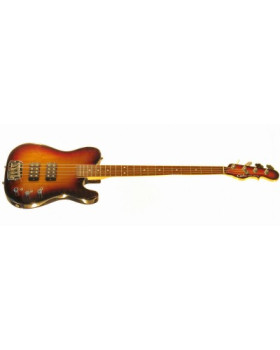 G&L ASAT BASS (3-Tone Sunburst, rosewood) №CLF067465. Made in USA - Чотириструнна бас-гітара-foto3