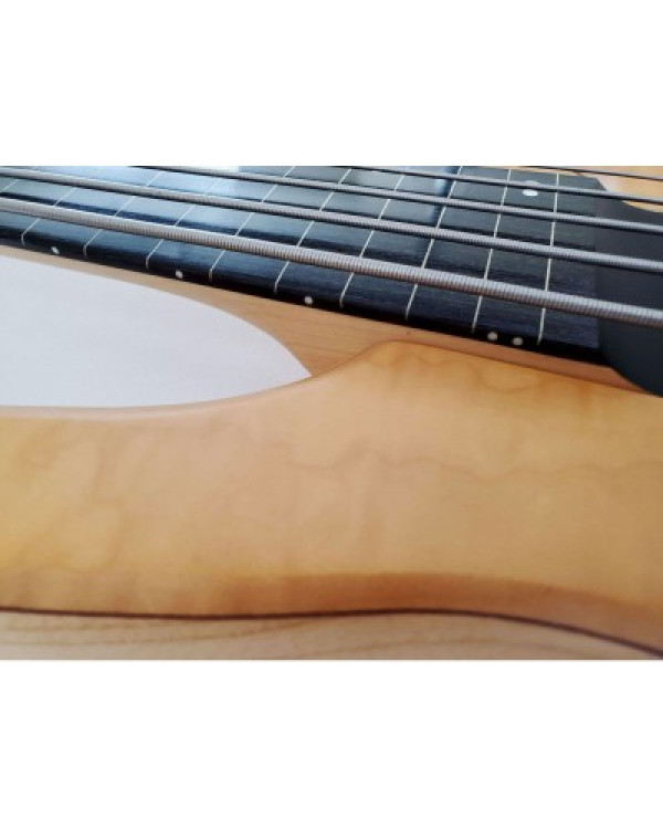 LIGHTWAVE VL- 5FL Transparent Natural — п'ятиструнна безладна бас-гітара (оптичний звукознімач)