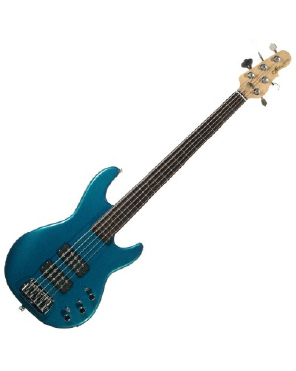 G&L L2500 FIVE STRINGS (Emerald Blue, ebony, fretless) №CLF48200. Made in USA - п'ятиструнна бас-гітара, безладна G&L L2500 FIVE STRINGS (Emerald Blue, ebony, fretless) №CLF48200. Made in USA - п'ятиструнна бас-гітара, безладна