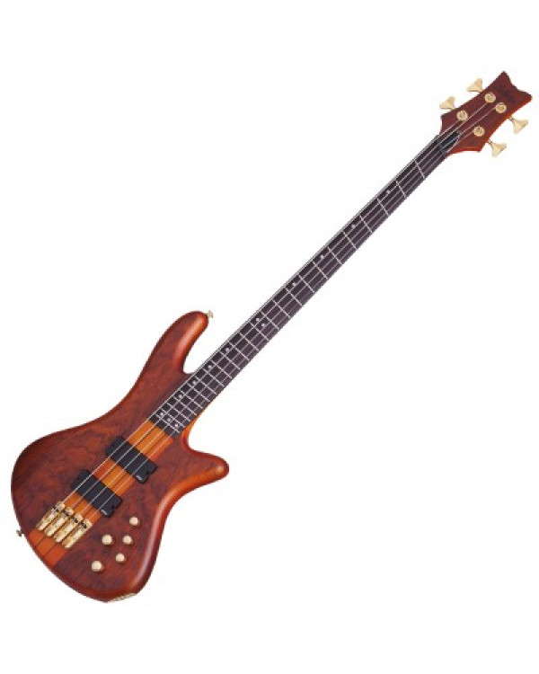 SCHECTER STILETTO STUDIO-4 FF HSN - чотириструнна бас-гітара, віяльні лади