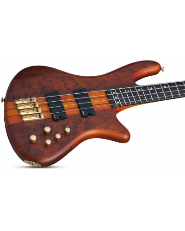 SCHECTER STILETTO STUDIO-4 FF HSN - чотириструнна бас-гітара, віяльні лади