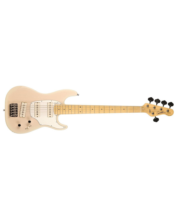 GODIN 034567 - Shifter 5 Trans Cream MN with Bag (Made in Canada) - п'ятиструнна бас-гітара