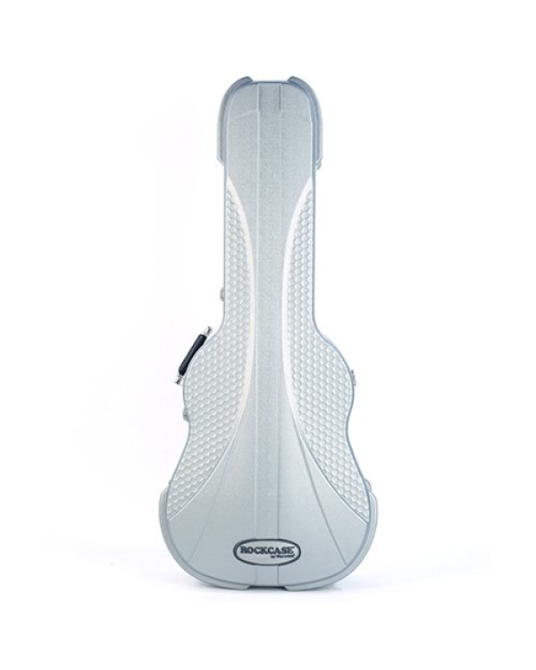 Кейс для акустичної гітари ROCKCASE RC ABS 10509 Premium Line - Acoustic Guitar ABS Case, curved - Silver