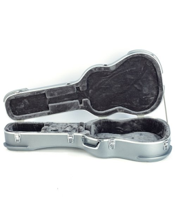 Кейс для акустичної гітари ROCKCASE RC ABS 10509 Premium Line - Acoustic Guitar ABS Case, curved - Silver-foto4