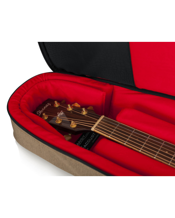 Чохол для акустичної гітари GATOR GT-ACOUSTIC-TAN TRANSIT SERIES Acoustic Guitar Bag