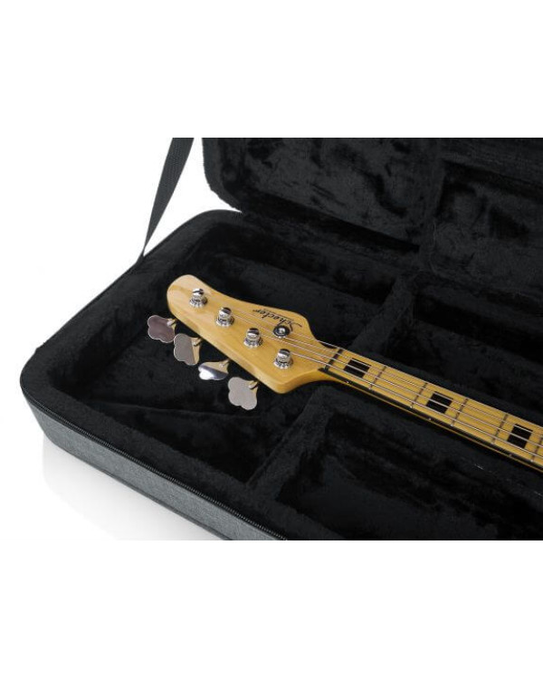 Легкий кейс для бас-гітари GATOR GTR-BASS-GRY Grey Transit Lightweight Bass Guitar Case