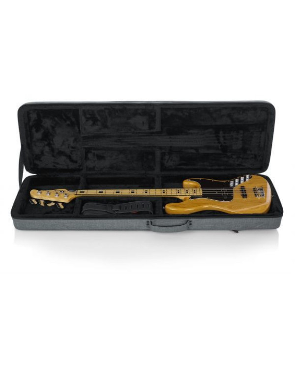 Легкий кейс для бас-гітари GATOR GTR-BASS-GRY Grey Transit Lightweight Bass Guitar Case